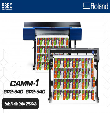 Roland GR2-640 và GR2-540: Máy cắt decal khổ 1m6/1m3 chất lượng cao